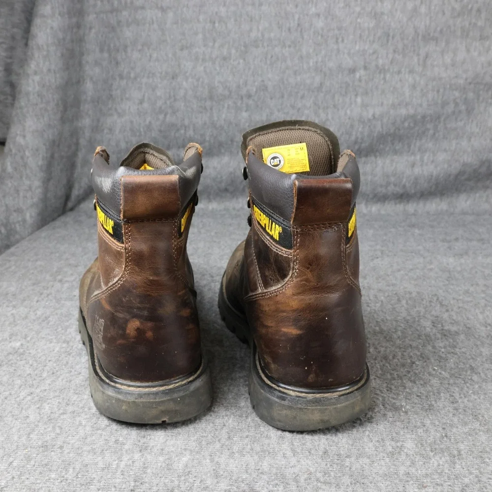 Caterpillar Boots Mens Size 13 Brown Leather Walking Machines Work Hiking Ankle